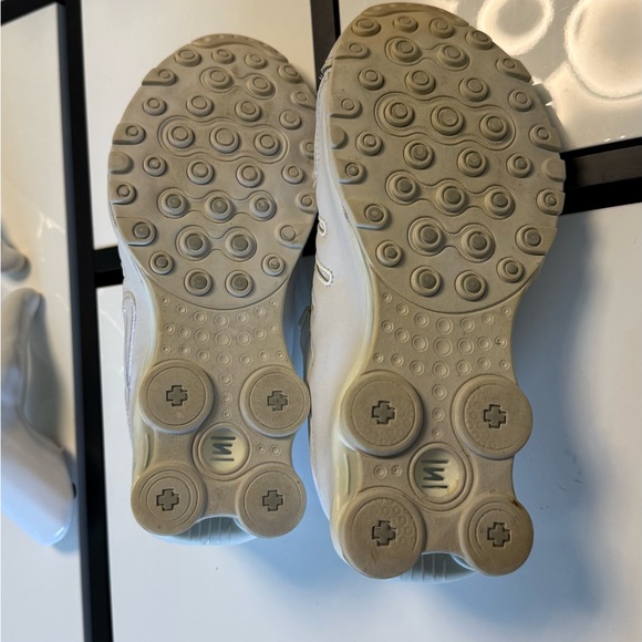 Vintage Nike Shox NZ White Metallic Silver Y2K Aesthetic Women's Size 9 EUR 40.5 - Picture 5 of 11